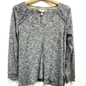 Knox Rose Grey Longsleeve Shirt Size XS